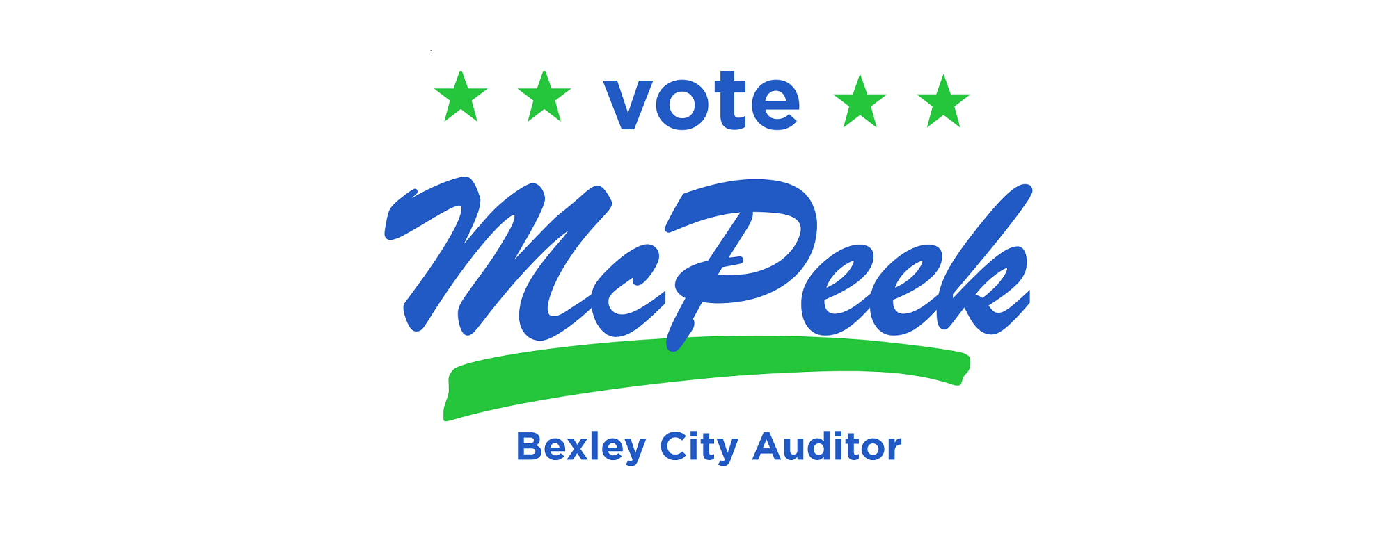 Vote McPeek for Bexley City Auditor